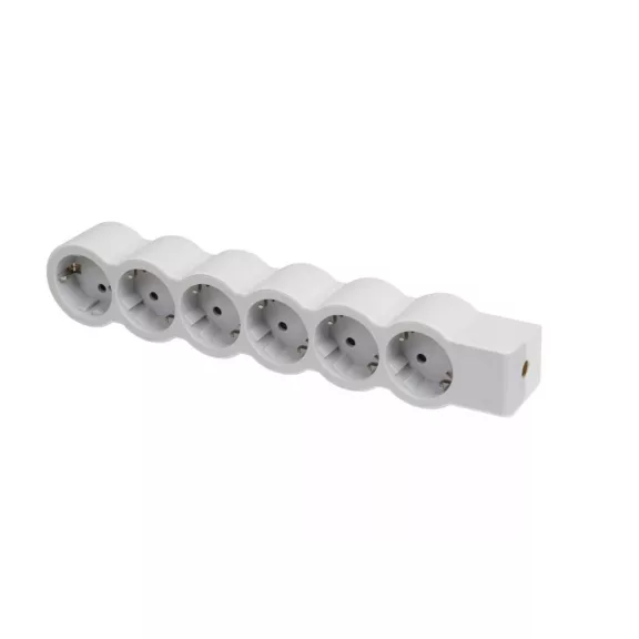 Legrand Elosztósor Standard 6x2P+F, vezeték nélkül, fehér-szürke, 694579 Legrand Elosztósor Standard 6x2P+F, vezeték nélkül, fehér-szürke, 694579
