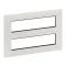Legrand Valena Life 2x4x2 modulos keret, vízszintes fehér, 752146