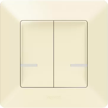   Legrand Vezeték nélküli kapcsoló - kettős egypólusú Valena Life Netatmo elefántcsont, 752287