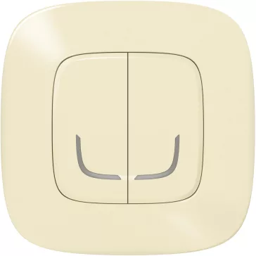   Legrand Vezeték nélküli kapcsoló - kettős egypólusú Valena Allure Netatmo elefántcsont, 752687
