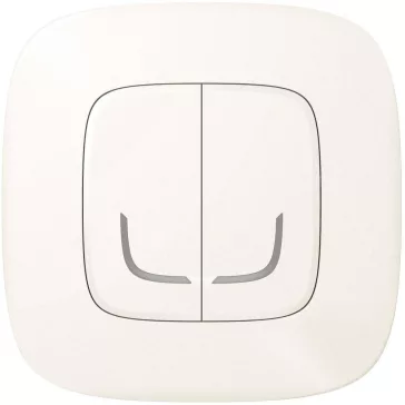   Legrand Vezeték nélküli kapcsoló - kettős egypólusú Valena Allure Netatmo gyöngyház, 752987