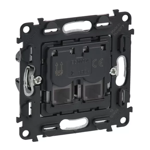 Legrand Valena InMatic 2xRJ11 csatlakozóaljzat mechanizmus, 753039 Legrand Valena InMatic 2xRJ11 csatlakozóaljzat mechanizmus, 753039