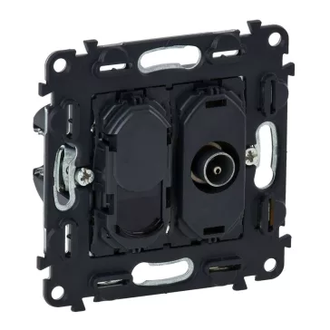   Legrand Valena InMatic TV csatlakozóaljzat + RJ45 Cat. 6 UTP aljzat mechanizmus, 753055
