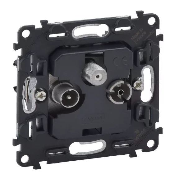 Legrand Valena InMatic TV-Rádió-SAT csatlakozóaljzat mechanizmus, 10 dB, 753064 Legrand Valena InMatic TV-Rádió-SAT csatlakozóaljzat mechanizmus, 10 dB, 753064