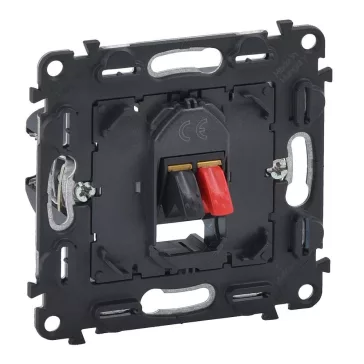   Legrand Valena InMatic hangszóró-csatlakozóaljzat mechanizmus, 2 kivezetéssel, 753072