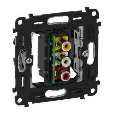  Legrand Valena InMatic RCA (audió / videó) csatlakozóaljzat mechanizmus, 753075
