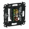 Legrand Valena InMatic RCA (audió / videó) csatlakozóaljzat mechanizmus, 753075