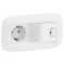 Legrand 2P+F + USB kombinált csatlakozóaljzat, Valena Life,  fehér, 753135