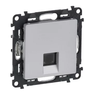   Legrand Valena Life 1xRJ11 csatlakozóaljzat alumínium, 753338