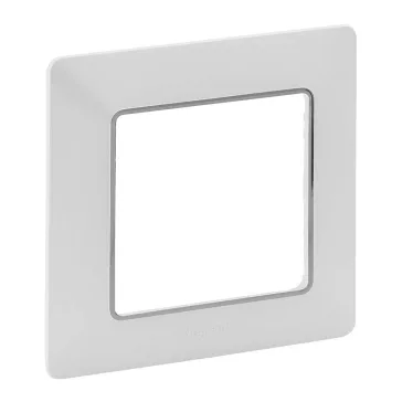 Legrand Valena Life egyes keret fehér–króm, 754031