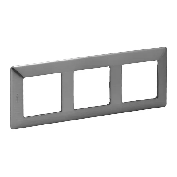 Legrand Valena Life hármas keret Inox dekor, 754153 Legrand Valena Life hármas keret Inox dekor, 754153