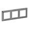 Legrand Valena Life hármas keret Inox dekor, 754153