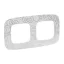 Legrand Valena Allure Kettes keret, Króm dekor, 754342