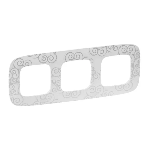 Legrand Valena Allure Hármas keret, Króm dekor, 754343 Legrand Valena Allure Hármas keret, Króm dekor, 754343