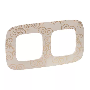 Legrand Valena Allure Kettes keret, Arany dekor, 754352
