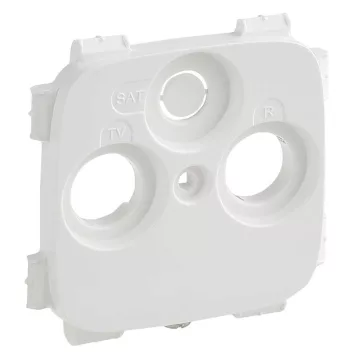   Legrand Valena Allure TV-RD-SAT aljzat burkolat (30 mm), Fehér, 754805