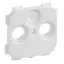 Legrand Valena Allure TV-RD-SAT aljzat burkolat (30 mm), Fehér, 754805