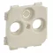 Legrand Valena Allure TV-RD-SAT aljzat burkolat (30 mm), Elefántcsont, 754806