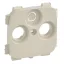 Legrand Valena Allure TV-RD-SAT aljzat burkolat (30 mm), Elefántcsont, 754806