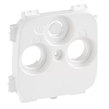   Legrand Valena Allure TV-RD-SAT aljzat burkolat (30 mm), Gyöngyház, 754809