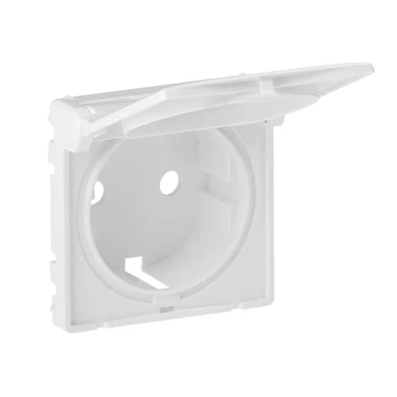 Legrand Valena Life 2P+F csatlakozóaljzat burkolat csapófedéllel fehér, 754840 Legrand Valena Life 2P+F csatlakozóaljzat burkolat csapófedéllel fehér, 754840