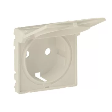   Legrand Valena Life 2P+F csatlakozóaljzat burkolat csapófedéllel elefántcsont, 754841
