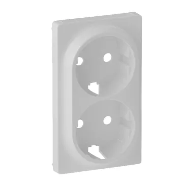   Legrand Valena Life 2x2P+F csatlakozóaljzat burkolat fehér, 754950