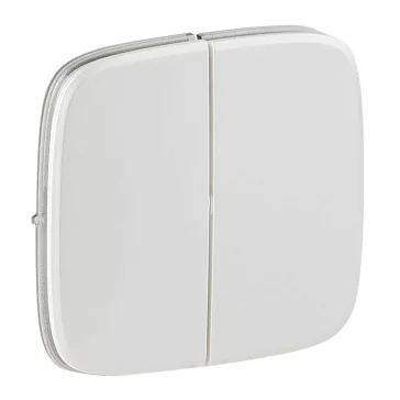   Legrand Valena Allure Kettős kapcsoló burkolat, Gyöngyház, 755029