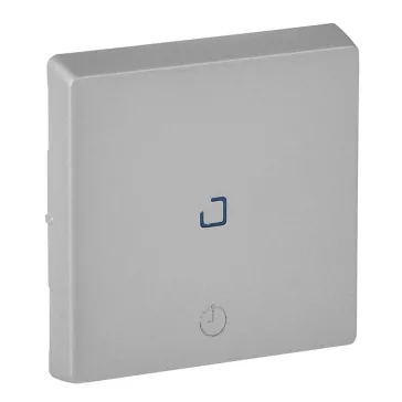 Legrand Valena Life Világítás + késleltetett ventilátor és Időzítőkapcsoló burkolat, alumínium,