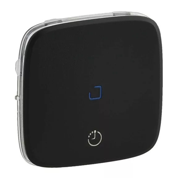 Legrand Valena Allure Világítás+szellőzés kapcsoló burkolat, Fekete, 755218 Legrand Valena Allure Világítás+szellőzés kapcsoló burkolat, Fekete, 755218