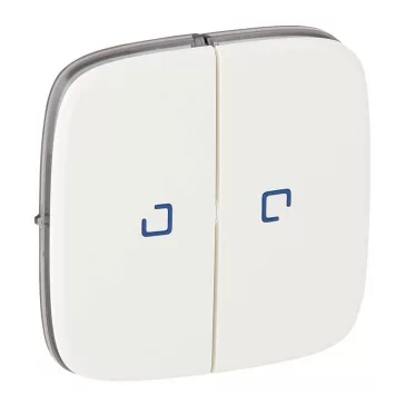   Legrand Valena Allure Kettős kapcsoló burkolat, fj, Fehér, 755225