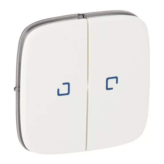 Legrand Valena Allure Kettős kapcsoló burkolat, fj, Fehér, 755225 Legrand Valena Allure Kettős kapcsoló burkolat, fj, Fehér, 755225