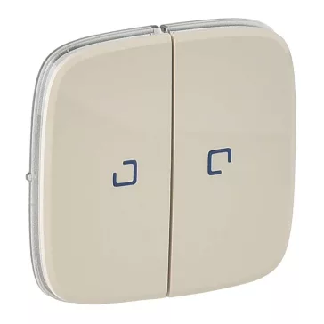   Legrand Valena Allure Kettős kapcsoló burkolat, fj, Elefántcsont, 755226