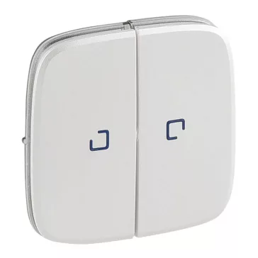   Legrand Valena Allure Kettős kapcsoló burkolat, fj, Gyöngyház, 755229