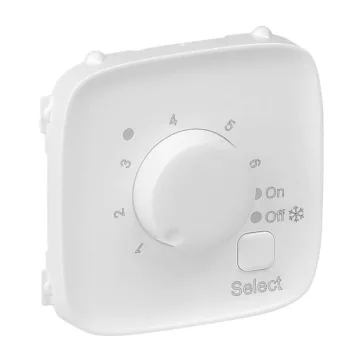   Legrand Valena Allure Padlófűtés termosztát burkolat, Fehér, 755325