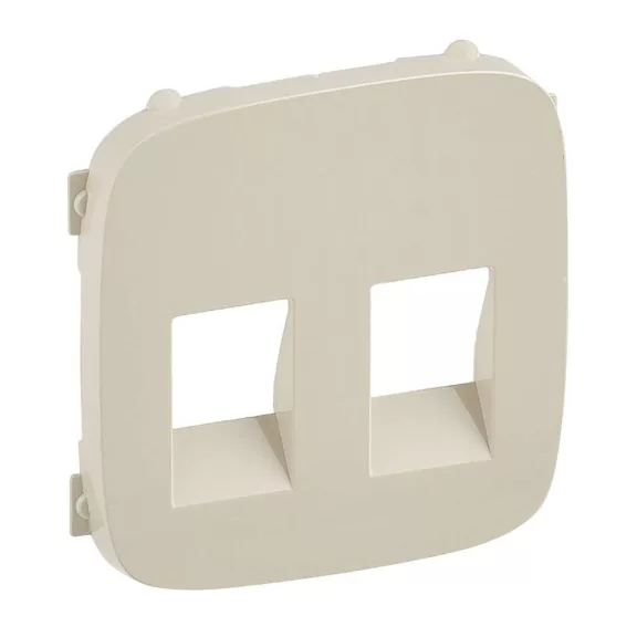 Legrand Valena Allure Kettős hangszóróaljzat burkolat, Elefántcsont, 755376 Legrand Valena Allure Kettős hangszóróaljzat burkolat, Elefántcsont, 755376