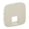 Legrand Valena Allure RJ11/RJ45 aljzat burkolat, Elefántcsont, 755416