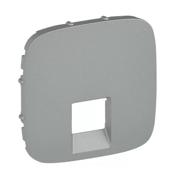 Legrand Valena Allure RJ11/RJ45 aljzat burkolat, Alumínium, 755417 Legrand Valena Allure RJ11/RJ45 aljzat burkolat, Alumínium, 755417