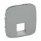 Legrand Valena Allure RJ11/RJ45 aljzat burkolat, Alumínium, 755417