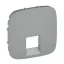 Legrand Valena Allure RJ11/RJ45 aljzat burkolat, Alumínium, 755417