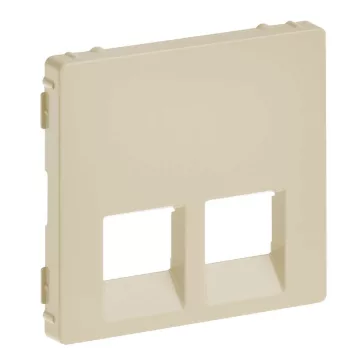   Legrand Valena Life 2xRJ45/RJ11 csatlakozóaljzat burkolat elefántcsont, 755421