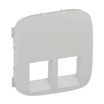   Legrand Valena Allure 2xRJ11/RJ45 aljzat burkolat, Fehér, 755425
