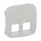 Legrand Valena Allure 2xRJ11/RJ45 aljzat burkolat, Fehér, 755425