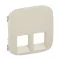 Legrand Valena Allure 2xRJ11/RJ45 aljzat burkolat, Elefántcsont, 755426