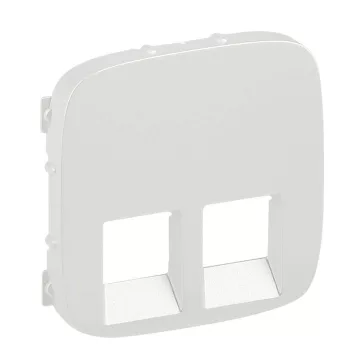   Legrand Valena Allure 2xRJ11/RJ45 aljzat burkolat, Gyöngyház, 755429