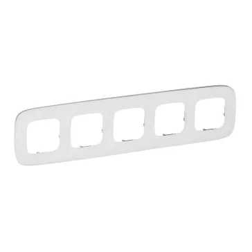 Legrand Valena Allure Ötös keret, Fehérüveg, 755545