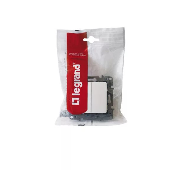 Legrand Niloé csillárkapcsoló körömmel, fehér, 764506 Legrand Niloé csillárkapcsoló körömmel, fehér, 764506