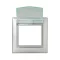 Legrand Valena IP44 egyes keret alumínium, 770150