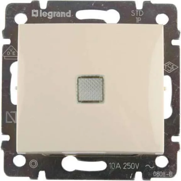 Legrand Valena váltókapcsoló jelzőfénnyel, elefántcsont, 774326 Legrand Valena váltókapcsoló jelzőfénnyel, elefántcsont, 774326