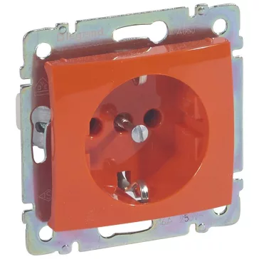 Legrand Valena 2P+F csatlakozóaljzat narancssárga, 774373